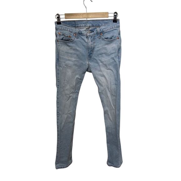 Levi’s Jeans Mens 27x30 Blue 510 Skinny Fit Light Wash Denim Stretch - Picture 1 of 3